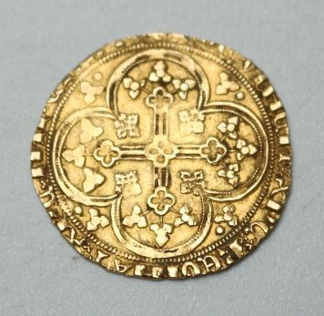 null John the Good (1350-1364). Gold shield with chair. 4.48 g 

Expert Mr. Philip...