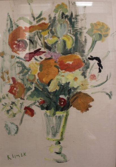 null KLIMEK Ludwig (1912-1992) 

" bouquet de fleurs"

technique mixte 

61 x 44...