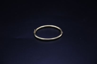 null Bracelet jonc ouvrant en or jaune (750) uni 8.55 g I dimensions intérieures...
