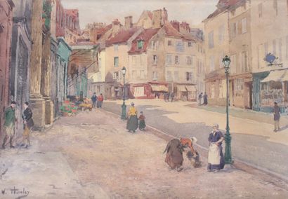 null THORNLEY William Georges (1857-1935)

Vue d'une rue animée

Aquarelle signée...