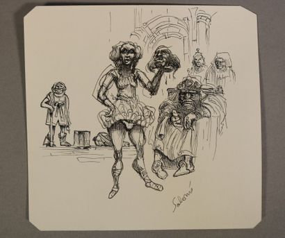 null MOHLITZ Philippe (1941-2019) 

Salomé

dessin 

titré

13.5 x 13.5 cm

Oeuvre...