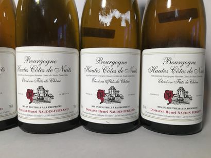 null 6 blles DOMAINE Henri NAUDIN-FERRAND Bourgogne Hautes Côtes de Nuits (blanc)...