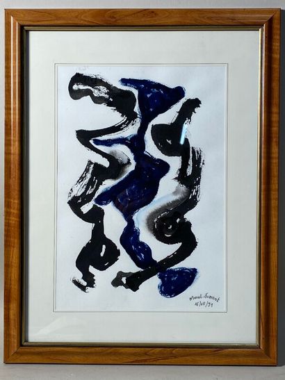 null DUMONT Marcel (1921-1998) ink signed and dated 16/08/91 lower right 30 x 20,5...