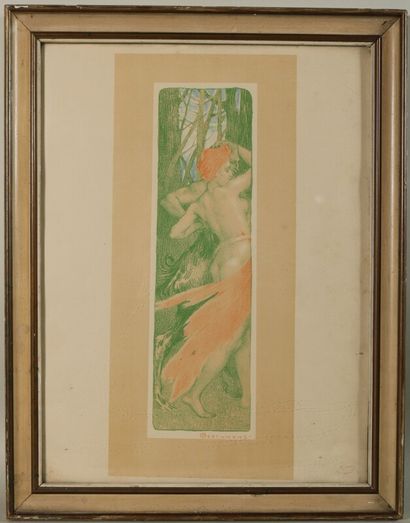 null BERCHMANS Emile (1867-1947) 

Satyr and nymph,

print

signed lower right

31,5...