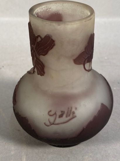 null GALLE Émile (1846-1904)

Vase en verre multicouches dégagés à l'acide 

décor...