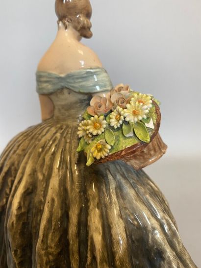 null Guido CACCIAPUOTI (1892-1953)

Femme au panier et bouquet de fleurs

Porcelaine...