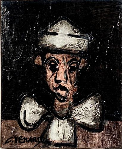 null VENARD Claude (1913-1999)

"Clown"

huile sur toile signée en bas à gauche 

27...