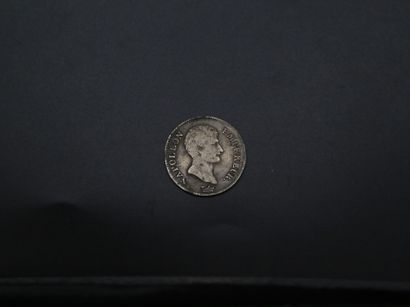 null Pièce de 2 francs argent Napoléon Empereur 1806 revers république calendrier...