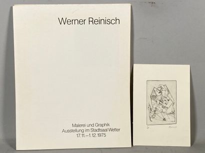 null REINISCH Werner (1930) "visages" gravure signée en bas à droite et numérotée...