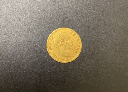 null Pièce de 5 francs or 1859 Napoléon III - 1.59 g