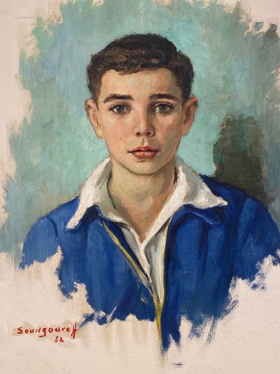null SOUNGOUROFF Anatola (1911-1982)

"portrait enfant"

huile sur toile signée en...