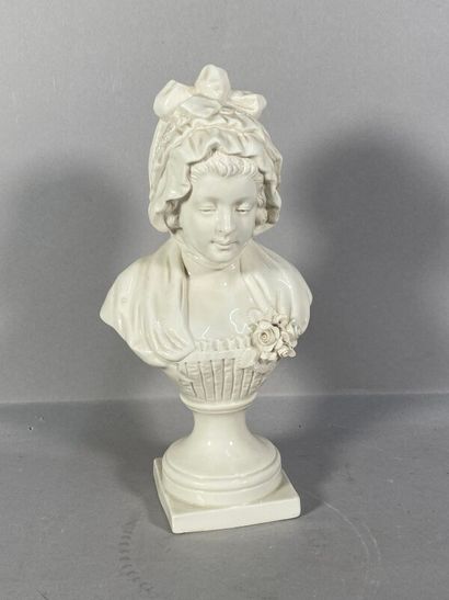 null KESSLER François Nicolas (1792-1882) "Buste de femme à la coiffe d'après Greuse"

Porcelaine...