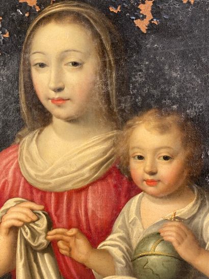null Ecole FRANCAISE du XVIIe siècle, entourage de Jacques STELLA

La Vierge à l'Enfant...