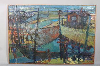 null SUDRE Pierre (1910-1976) 

Marine

Huile sur toile signée en bas à droite