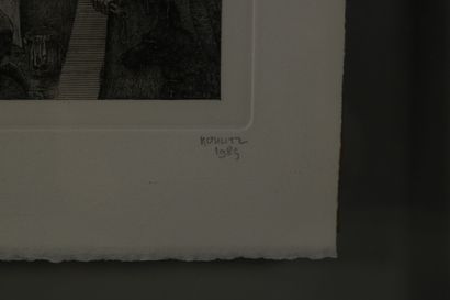 null MOHLITZ Philippe (1941-2019) 

Bâtir, 1989

gravure au burin

signée et datée...