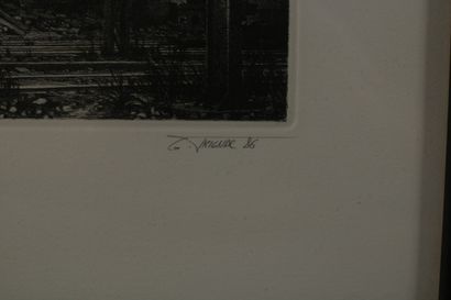 null TRIGNAC Gérard (1955)

L'arrivée, 1986

Eau-forte

signée et datée en bas à...