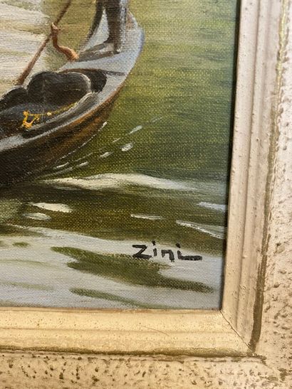 null ZINI Umberto (1878 - 1964)

Vue d'un canal à Venise

huile sur toile

signée...