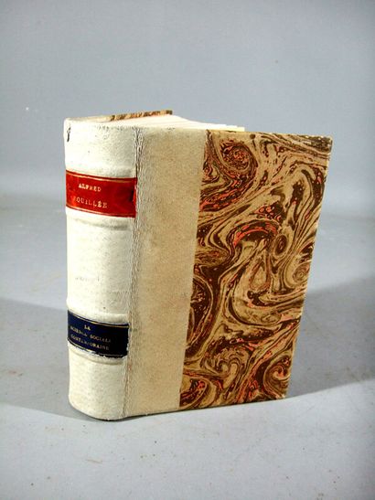 null * 54. FOUILLEE (Alfred). The contemporary social science. Paris, Larousse, 1880....