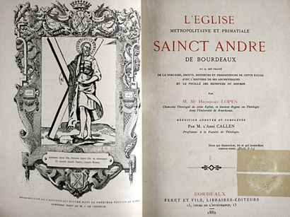 null * 282. LOPES (Jérôme). L'église métropolitaine et primatiale Sainct André de...