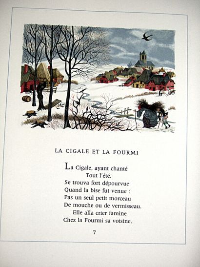 null * 150. LEMARIÉ (Henri, ill.) & LA FONTAINE (Jean de). Fables. Paris, Les Heures...