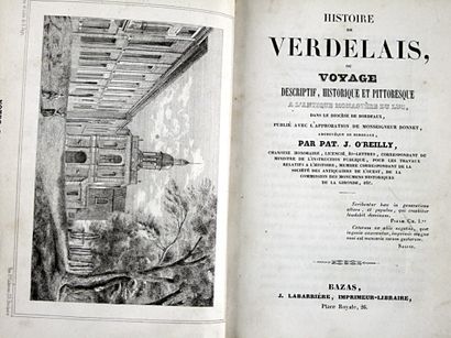 null * 291. O'REILLY (Patrice-John). History of Verdelais or descriptive, historical...