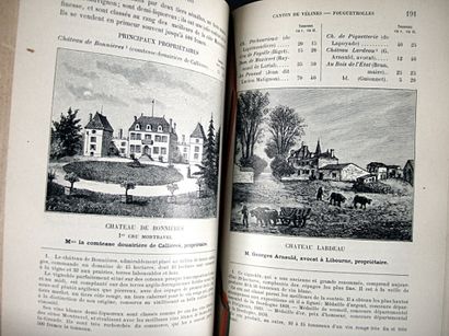 null * 254. FÉRET (Edouard). Bergerac et ses vins. Paris, Mulo ( Bordeaux, Feret)...