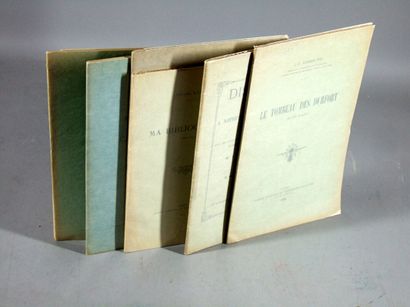 null * 318. [Lot-et-Garonne]. Set of 7 bound booklets on the history of Agen - AGEN...