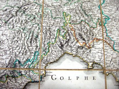null 215. [Cartes topographiques]. CHAUCHARD (C. A.). L'Italie en quatre feuilles,...