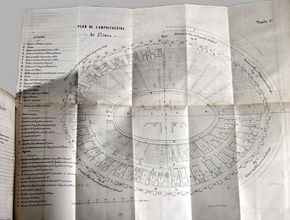 null * 307. [Gard]. PELET (Auguste). Description de l'amphithéâtre de Nîmes. Nîmes,...