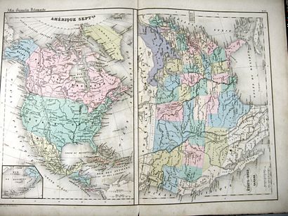 null * 210. [Atlas]. DUSSIEUX (Louis). A general atlas of physical, political and...