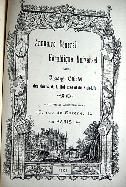 null 271. LA FARE (Armand). Annuaire des châteaux et des villégiatures. Paris, A....