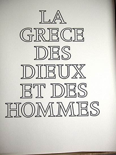 null * 146. DOUKING (Georges, ill.) & LACARRIÈRE (Jacques). La Grèce des Dieux et...