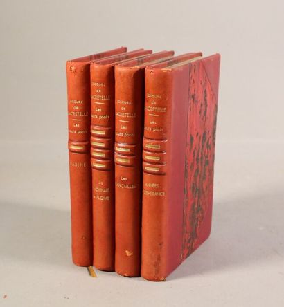 null * 175. LACRETELLE (Jacques). Les hauts ponts. Paris, Gallimard nrf, 1932-1935....