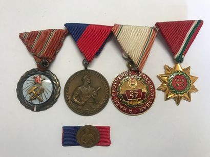 null FOREIGN ORDERS AND MEDALS :

HUNGARY: 4 : 

- Medal of the Workers' Militia...