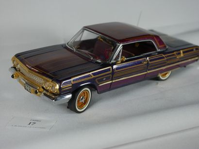 null 1963 Chevrolet impala - brand Franklin Mint Precision Models - scale 1/24