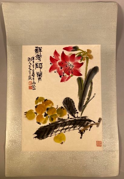 null Fleurs et fruits jaune

encre sur papier

43 x 32,5 cm