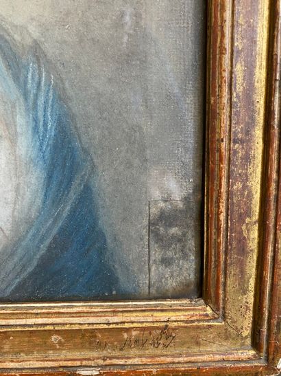 null Portrait de femme, 

pastel 

encadrée sous verre 

44.5 x 37 cm - à vue