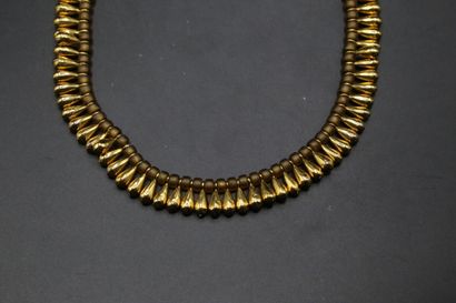 null Collier avec perles en forme de goutte et rondelles - souvenir du Smithsonian...