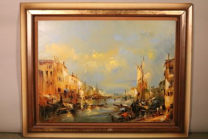 null CAVALLI Jean-Michel (1964) 

Venise

huile sur toile signée en bas à gauche

contresignée...