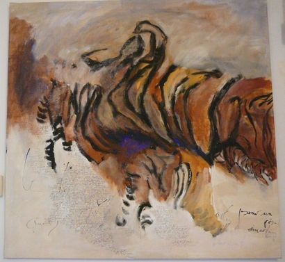 null RIVIERE Hélène (1896-1977)

Tigre de Bandhavgarh

huile sur toile

signée en...