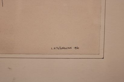 null TUTUNDJIAN Léon Arthur (1905-1968)

LT 216

Mine de plomb sur papier, 

signé...