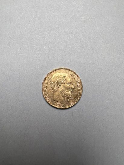 Pièce de 20 francs Léopold II 1867 6,45 ...