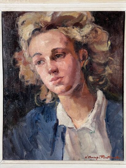 null D'AUSSY-PINTAUD Louise (1900-1990)

huile sur toile 

signée en bas à droite...