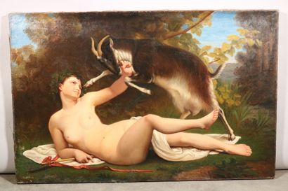 null Bouguereau d'après 

Scène mythologique

huile sur toile

non signée

59 x 92...