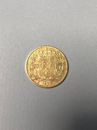 null Pièce de 20 francs Charles X - 1828 A 6,42 g