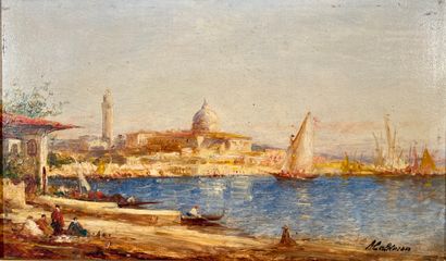 null CALDERON Charles-Clément (1870-1906)

Vue de Venise

huile sur panneau

signée...