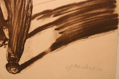null WEISBUCH Claude (1927-2014) 

Le violonniste

estampe

73/250

76 x 56 cm

signée...
