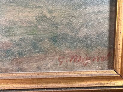 null MIGNET Georges (1864-1935)

Paysage au lac

huile sur toile 

signée en bas...