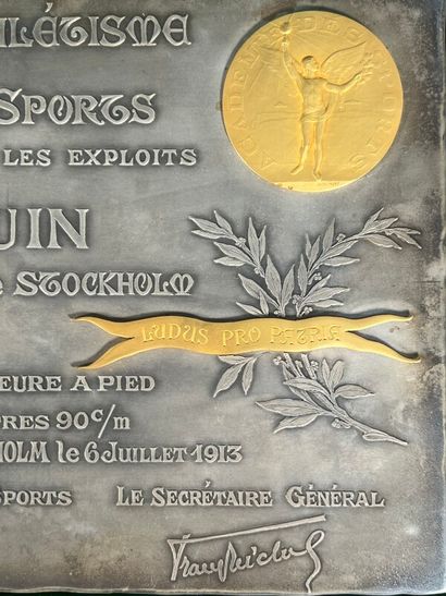 null SOUVENIRS DE JEAN BOUIN (1888-1914), grand champion d'athlétisme, spécialiste...
