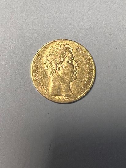 Pièce de 20 francs Charles X - 1828 A 6,42...
